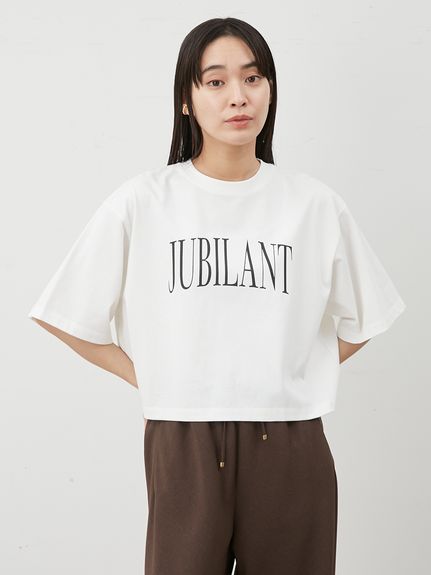 短版剪裁LOGO上衣 09WCT252174