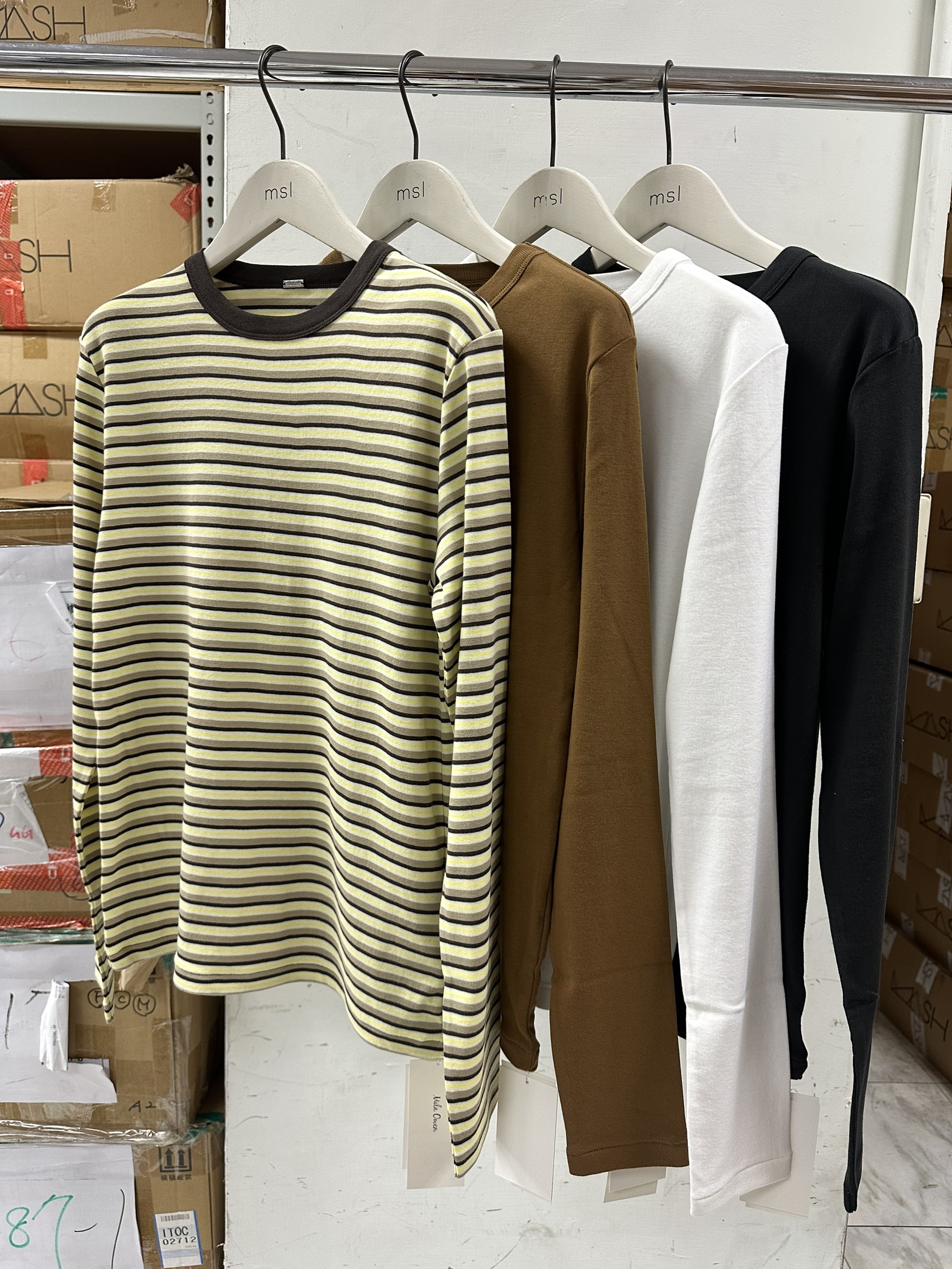 圓領長袖上衣 09WCT255330