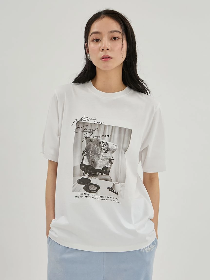 日常風景攝影短袖T-Shirt 09WCT264044