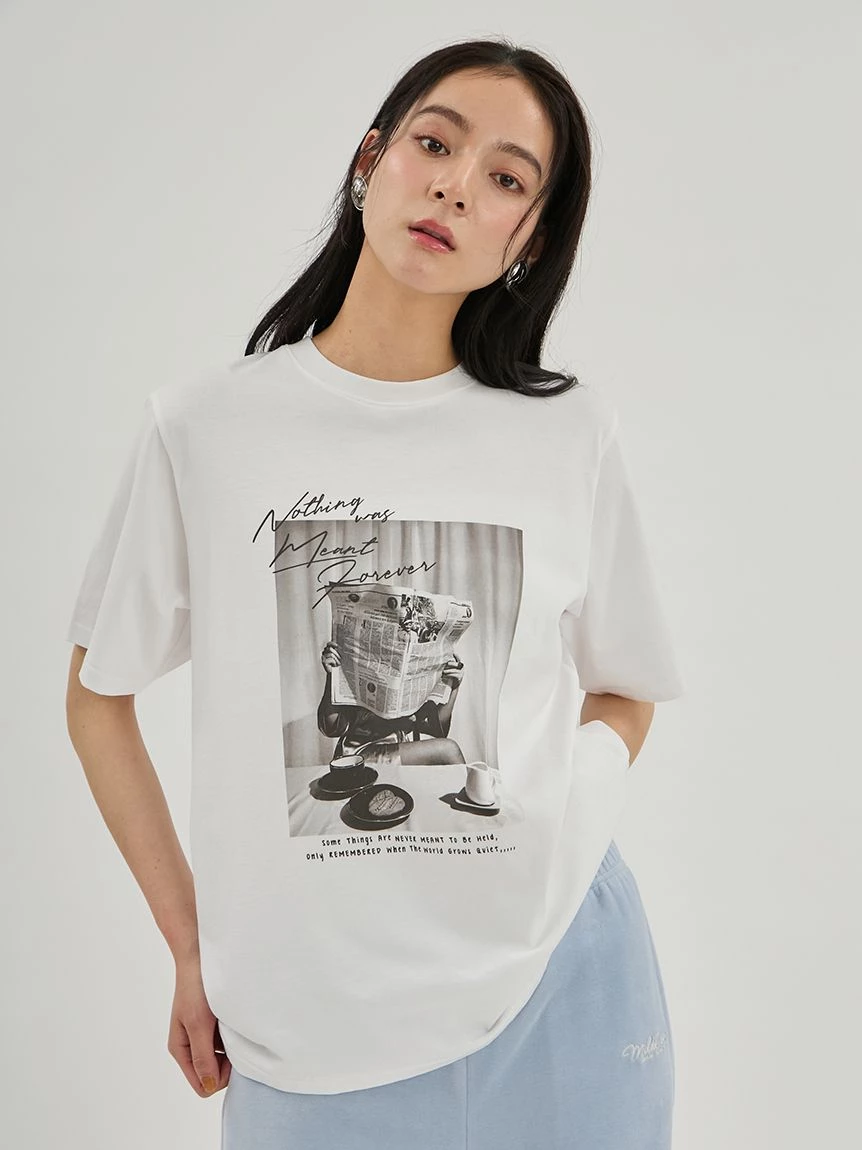 日常風景攝影短袖T-Shirt 09WCT264044