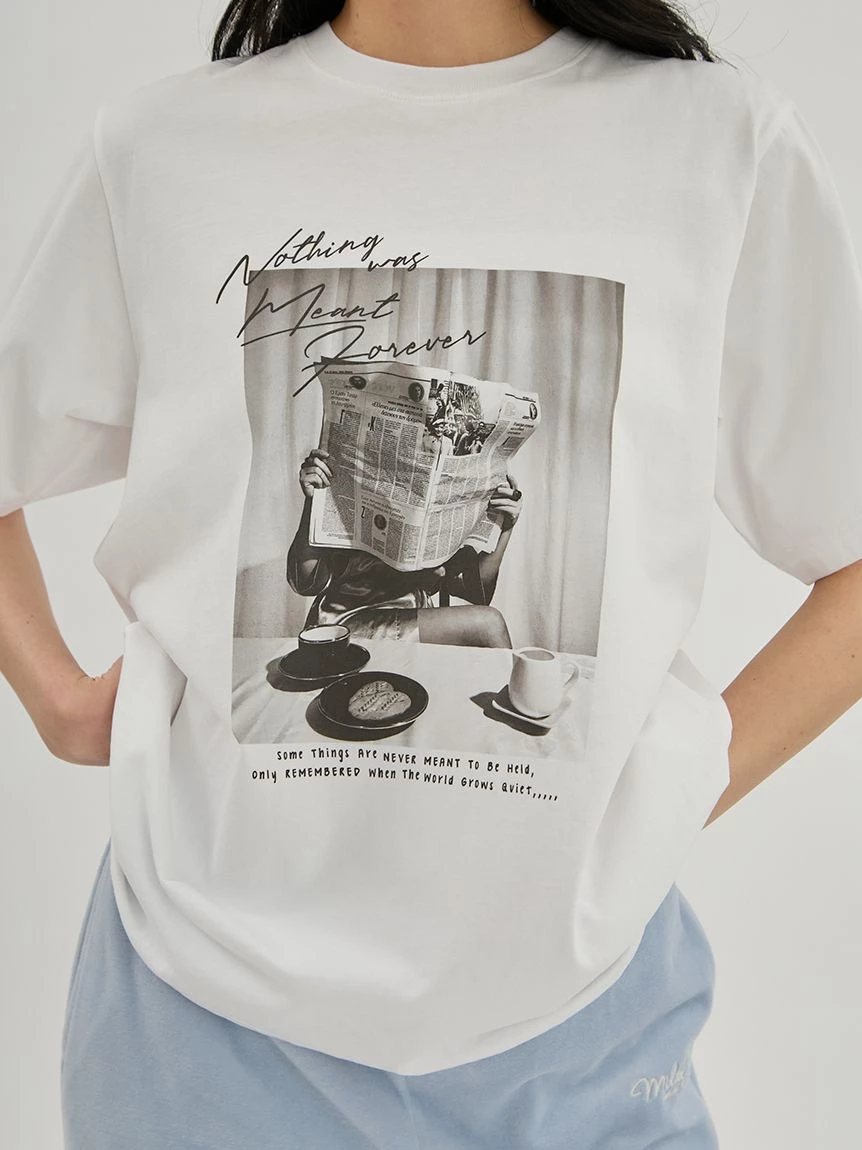 日常風景攝影短袖T-Shirt 09WCT264044
