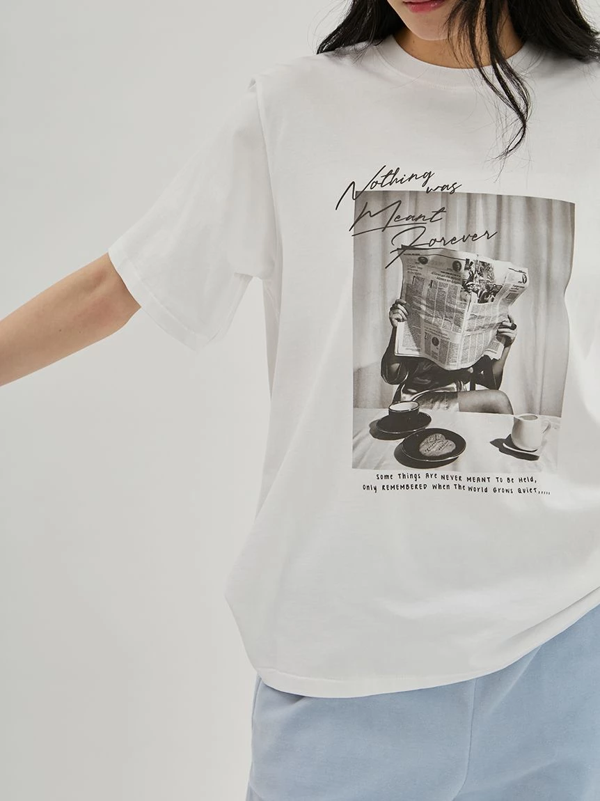 日常風景攝影短袖T-Shirt 09WCT264044