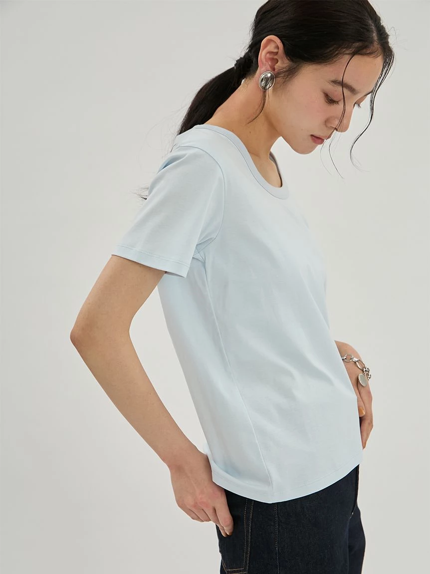 絲滑觸感U領T-Shirt 09WCT264159
