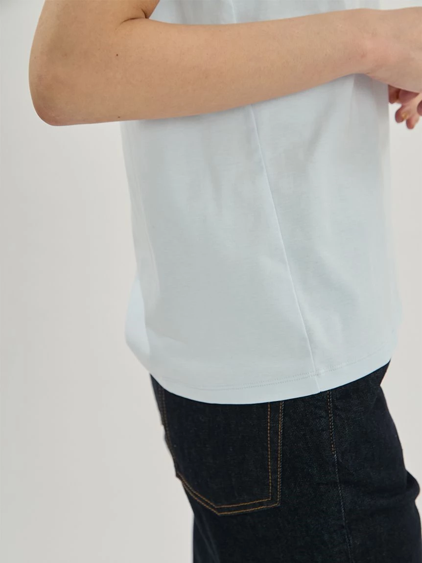 絲滑觸感U領T-Shirt 09WCT264159