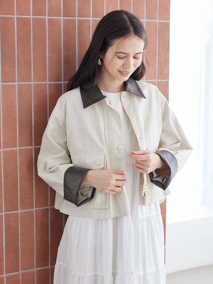 短版帳篷輪廓工裝外套 09WFJ261131