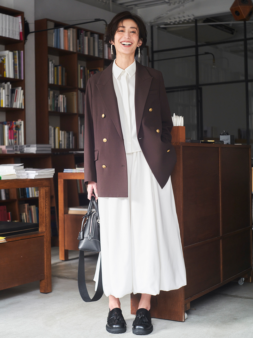 氣球剪裁襯衫連身裙 09WFO261006