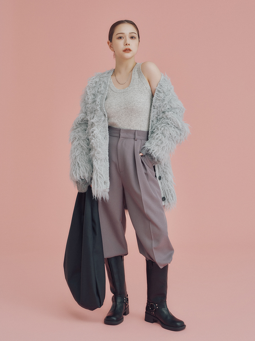 立體剪裁寬版長褲 09WFP254315