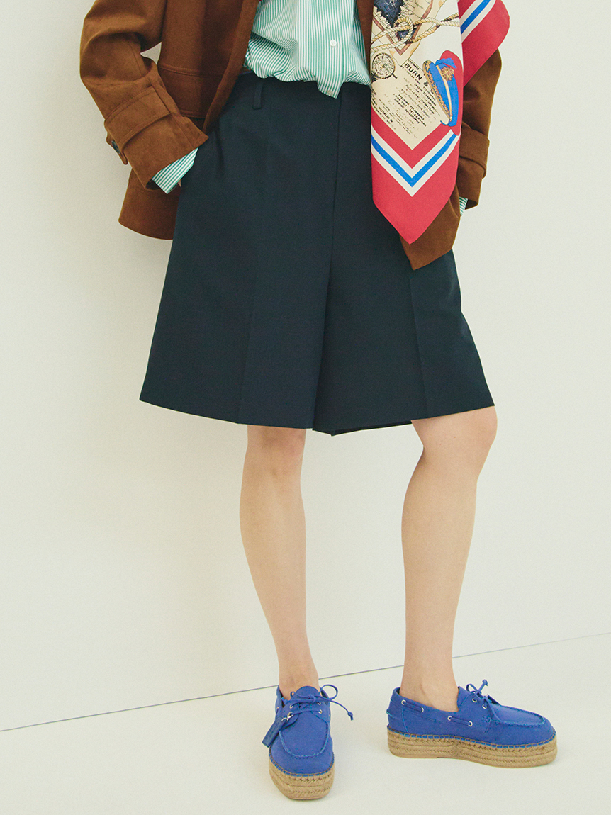 打摺五分寬褲 09WFP261077