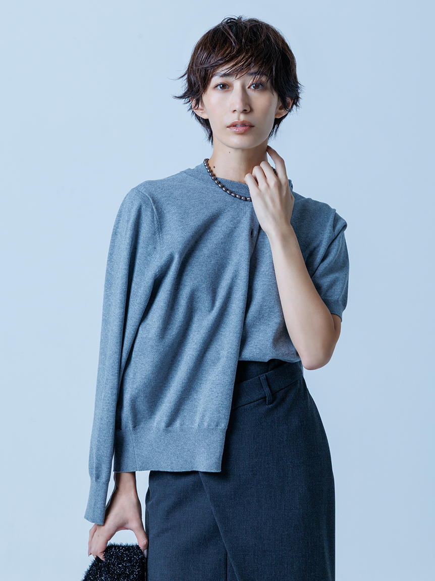 【NEW YEAR'S SPECIAL ITEM】針織上衣＆針織開襟外套SET 09WNT261914