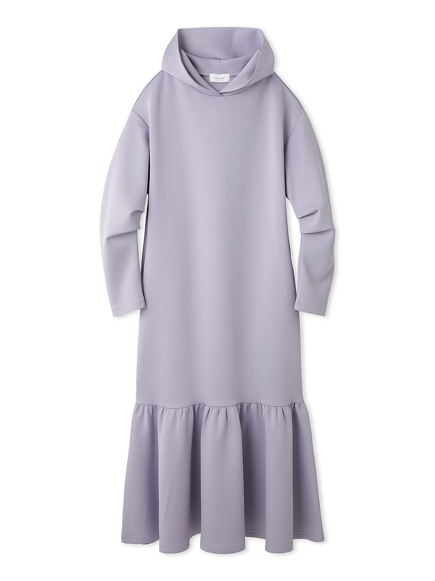 【emmi atelier】連帽傘擺長洋裝 13WCO234067-PPL