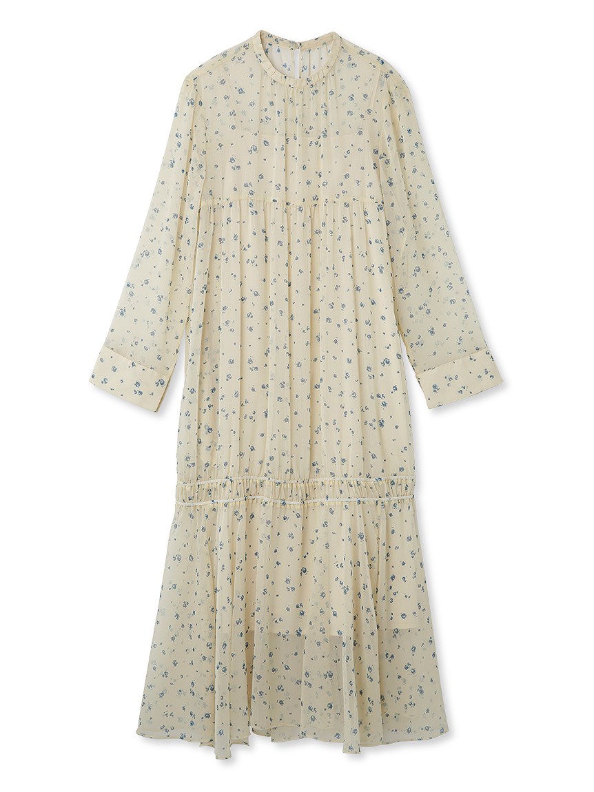 【emmi atelier】透膚印花連身裙 13WFO231029