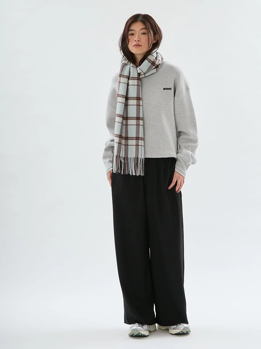 emmi Logo提花鬆緊帶打褶長褲 13WFP264094
