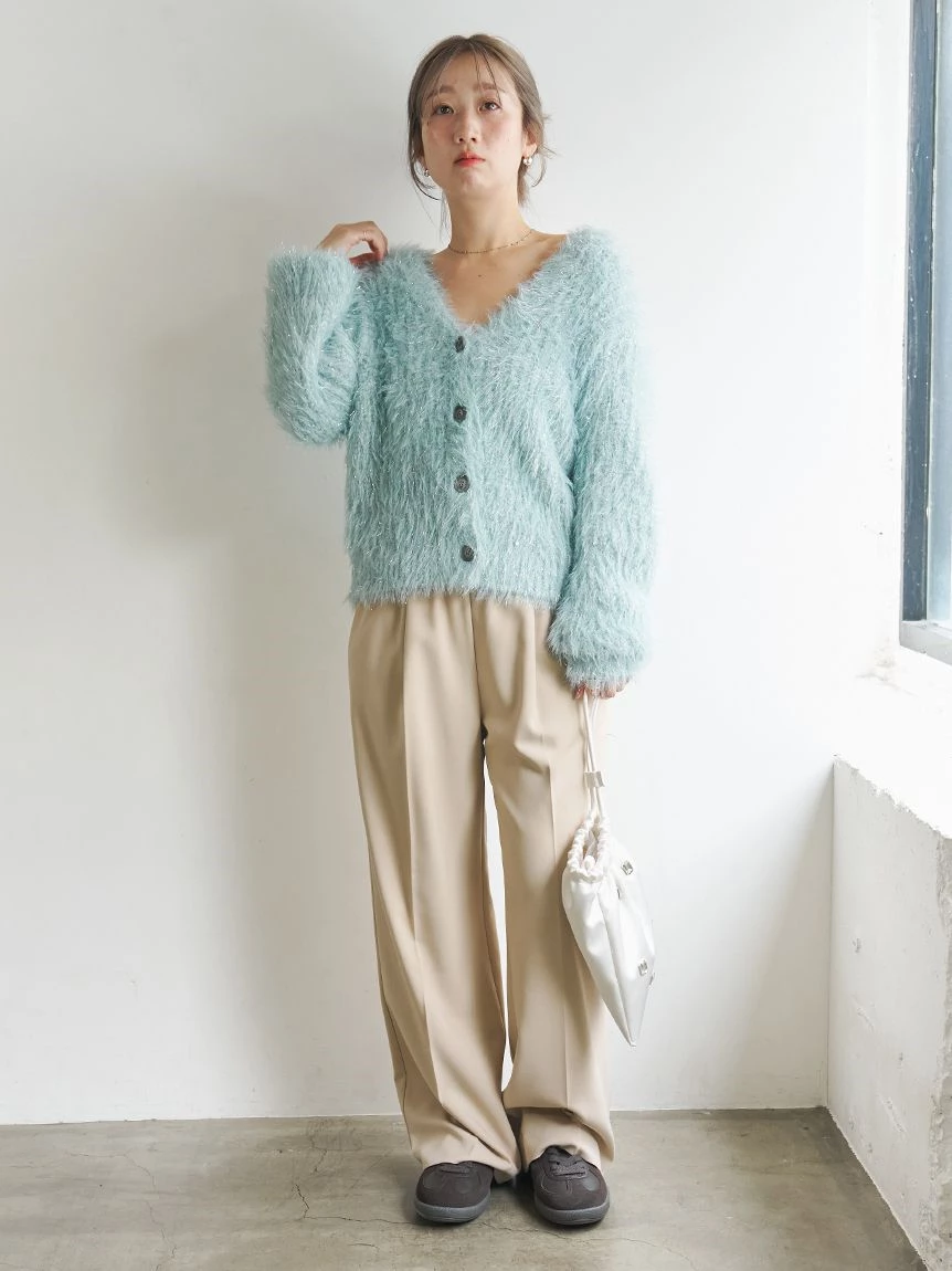 emmi LOGO鬆緊提花休閒長褲 13WFP264112