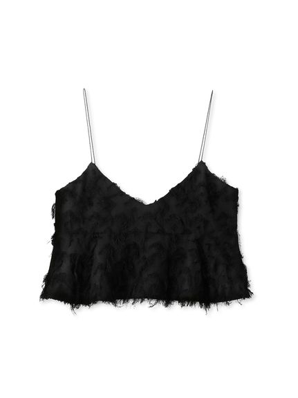 【emmi atelier】流蘇吊帶背心 13WFT241053-BLK