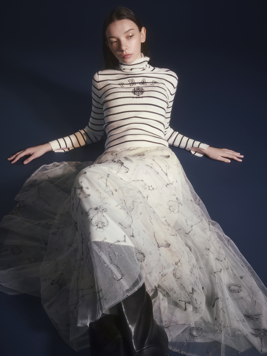 星座刺繡薄紗裙 FWFS255063