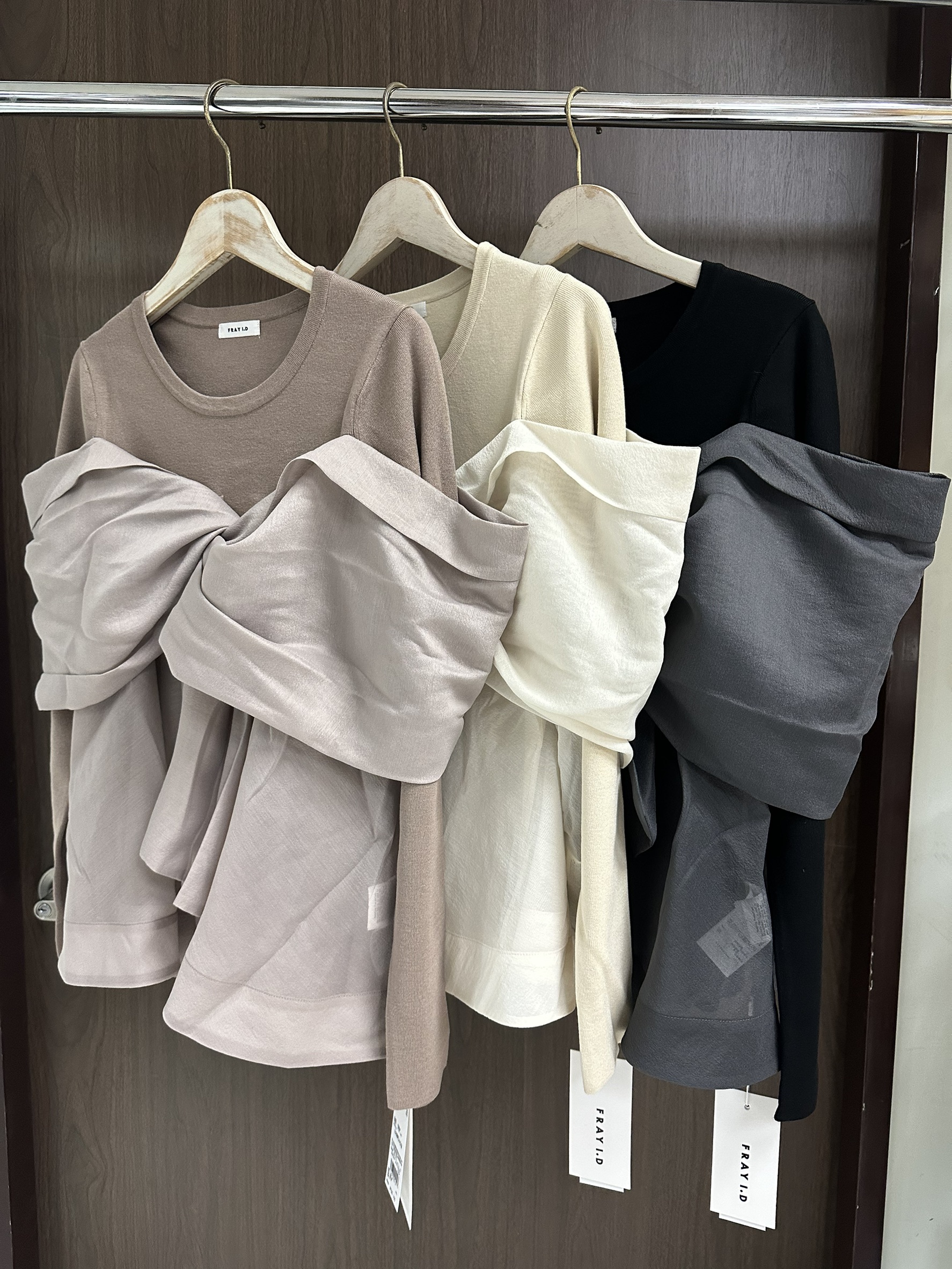 蝴蝶結拼接上衣 FWNT255218