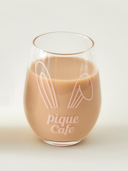 【GELATO PIQUE CAFE × USAGI ONLINE】兔子圖案10週年紀念玻璃杯 GWGG231845