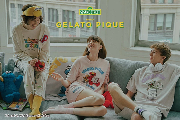 SESAME STREET meets GELATO PIQUE -