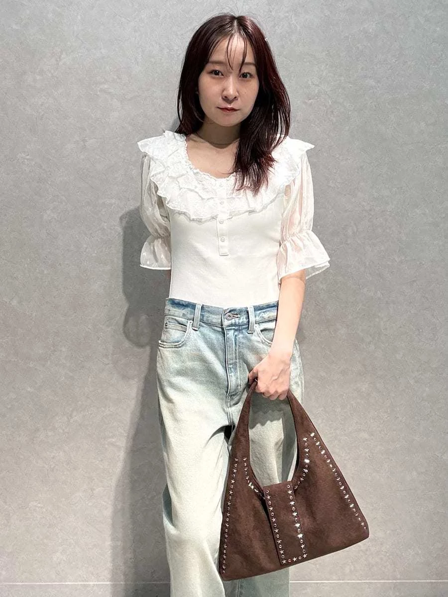 【LILY BROWN Lingerie】蕾絲澎袖連身衣 LLCO262503