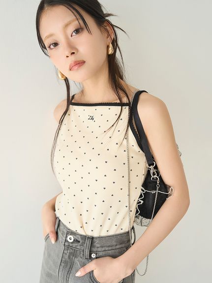 Lily 標誌刺繡罩杯吊帶背心 LWCT252102