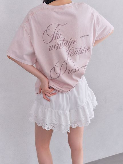 背面印花寬鬆T-Shirt LWCT254029