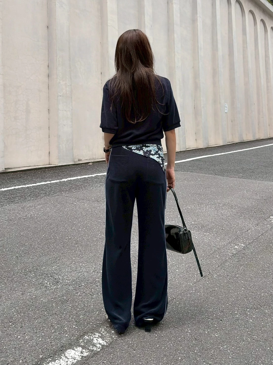 【LILY BROWN×ANNA SUI】毛圈布POLO領上衣 LWCT264050