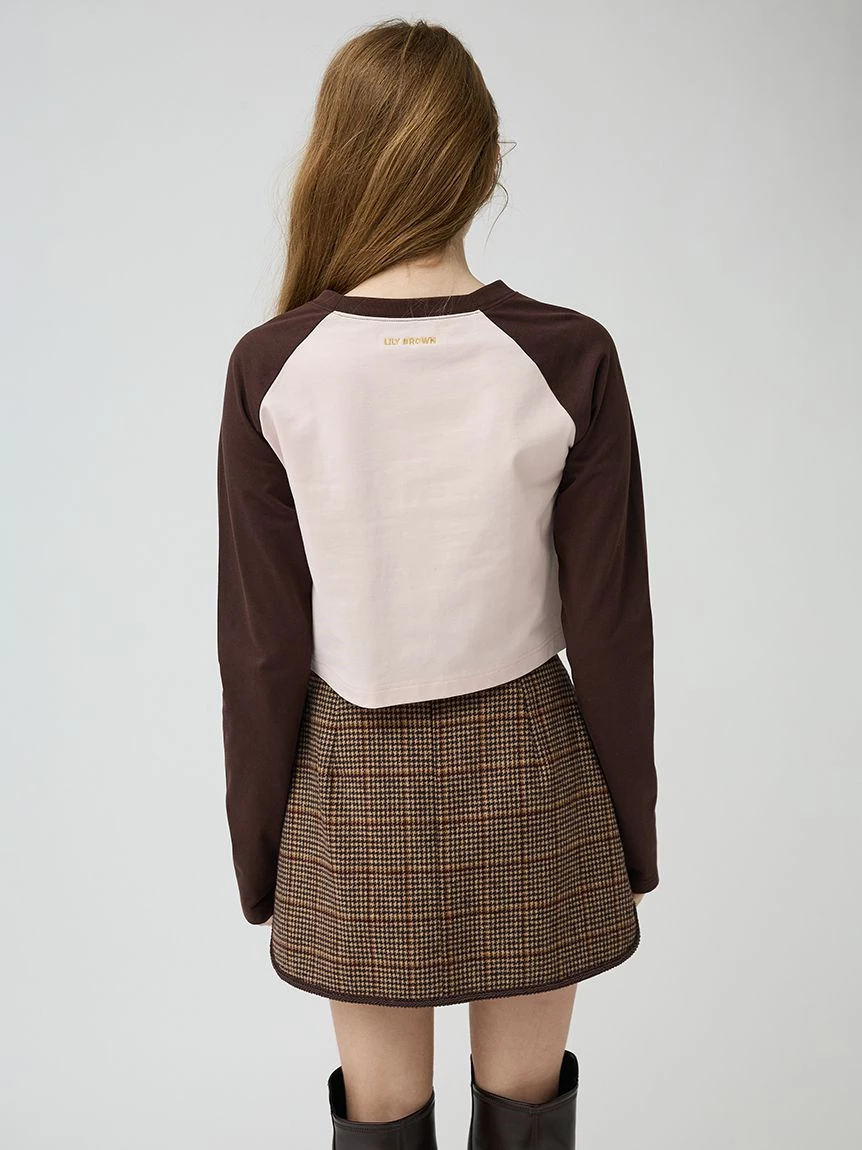 【LILY BROWN×MARY QUANT】雛菊印花拉格蘭長袖T-shirt LWCT264107