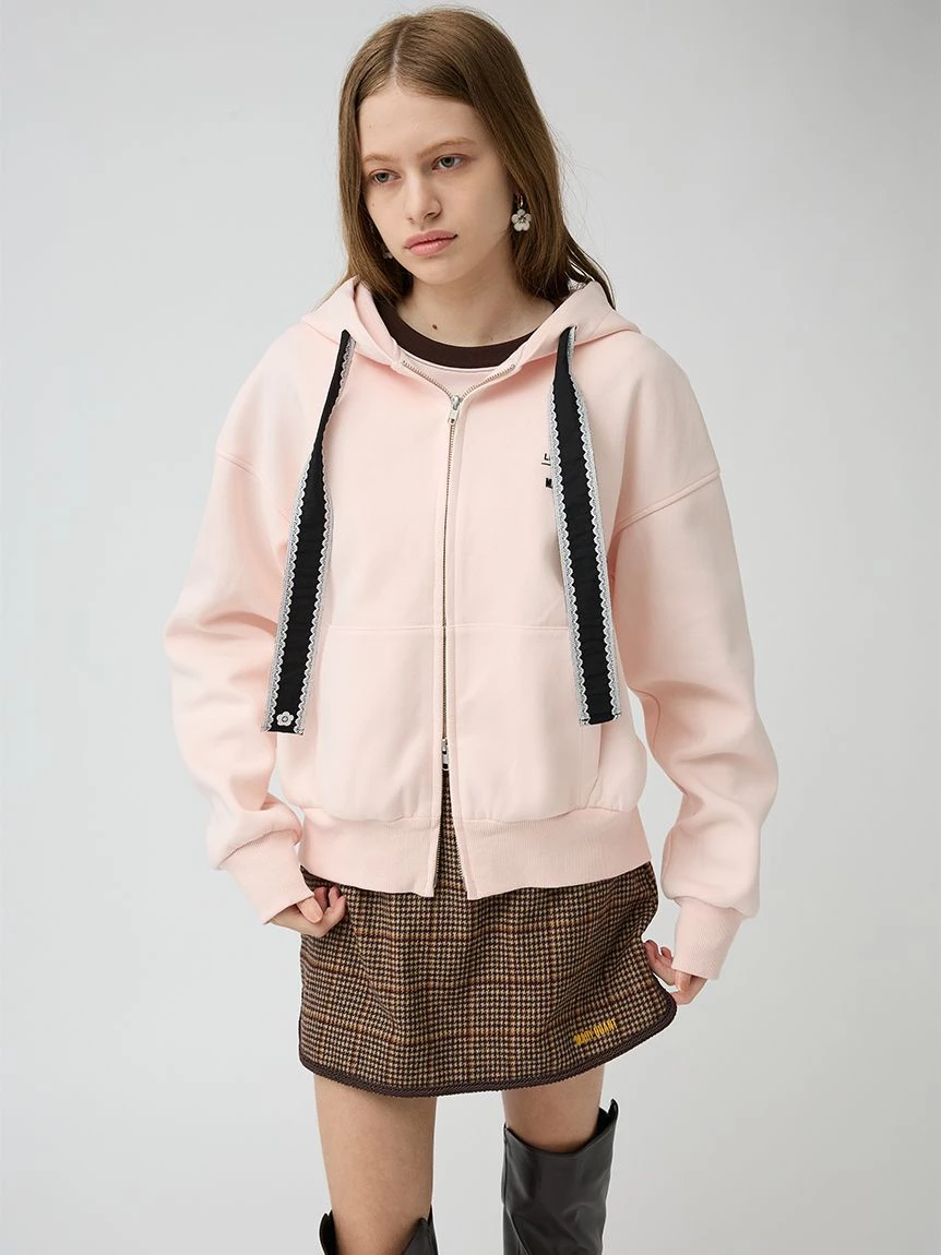 【LILY BROWN×MARY QUANT】拉鍊連帽上衣 LWCT264108