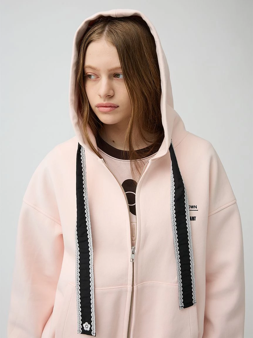 【LILY BROWN×MARY QUANT】拉鍊連帽上衣 LWCT264108