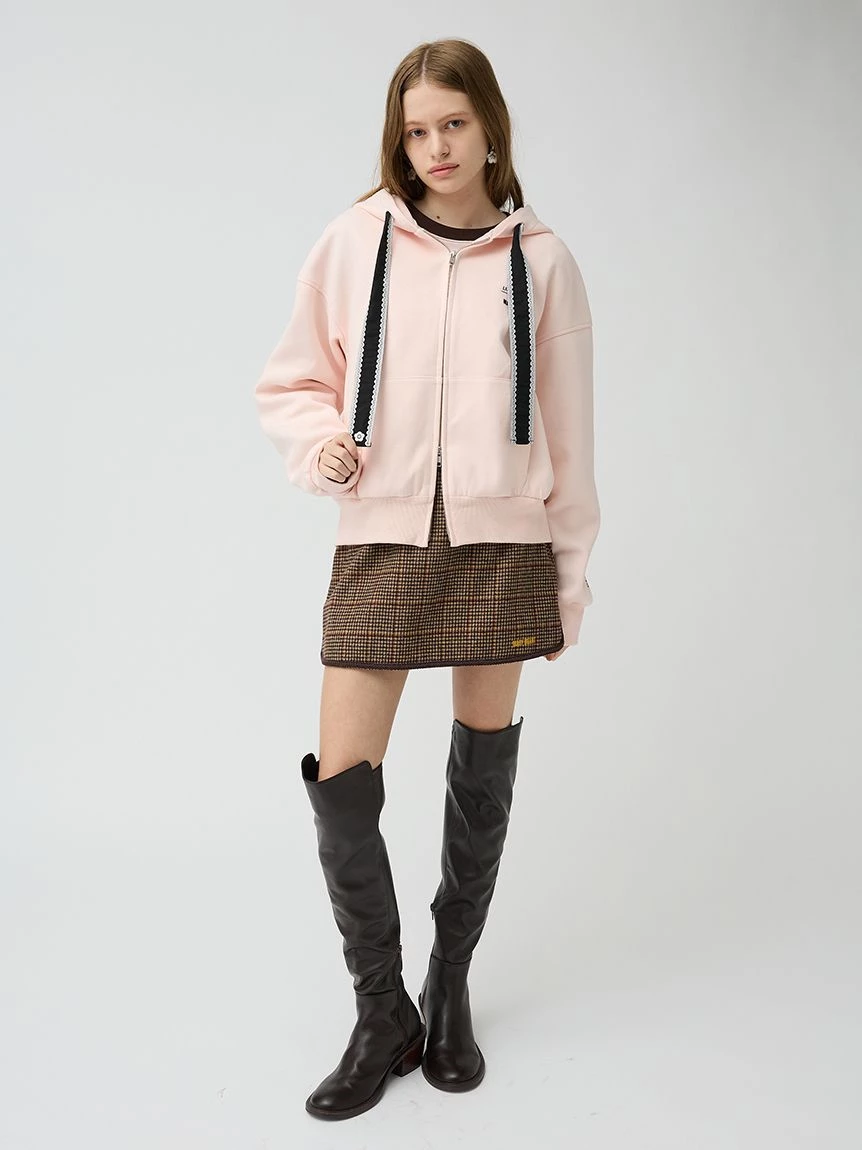 【LILY BROWN×MARY QUANT】拉鍊連帽上衣 LWCT264108