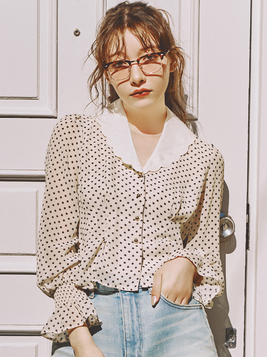 經典印花翻領襯衫 LWFB261132