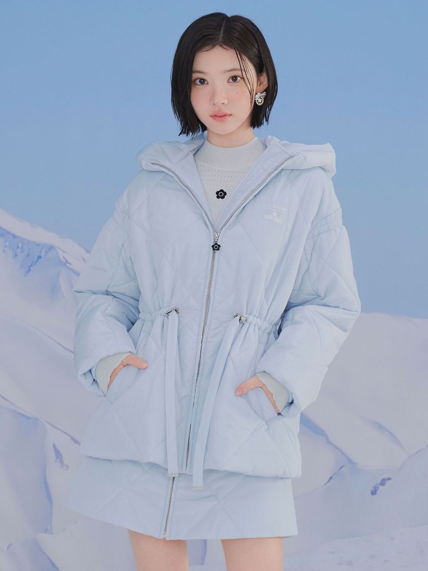 【LILY BROWN×MARY QUANT】雛菊羽絨外套【Hearts2Hearts著用】 LWFC255031