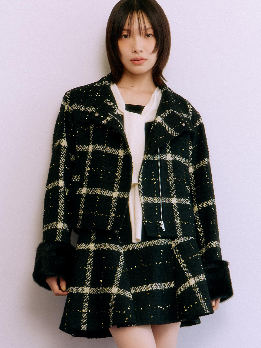 袖口毛飾可拆 2WAY 外套 LWFC255125