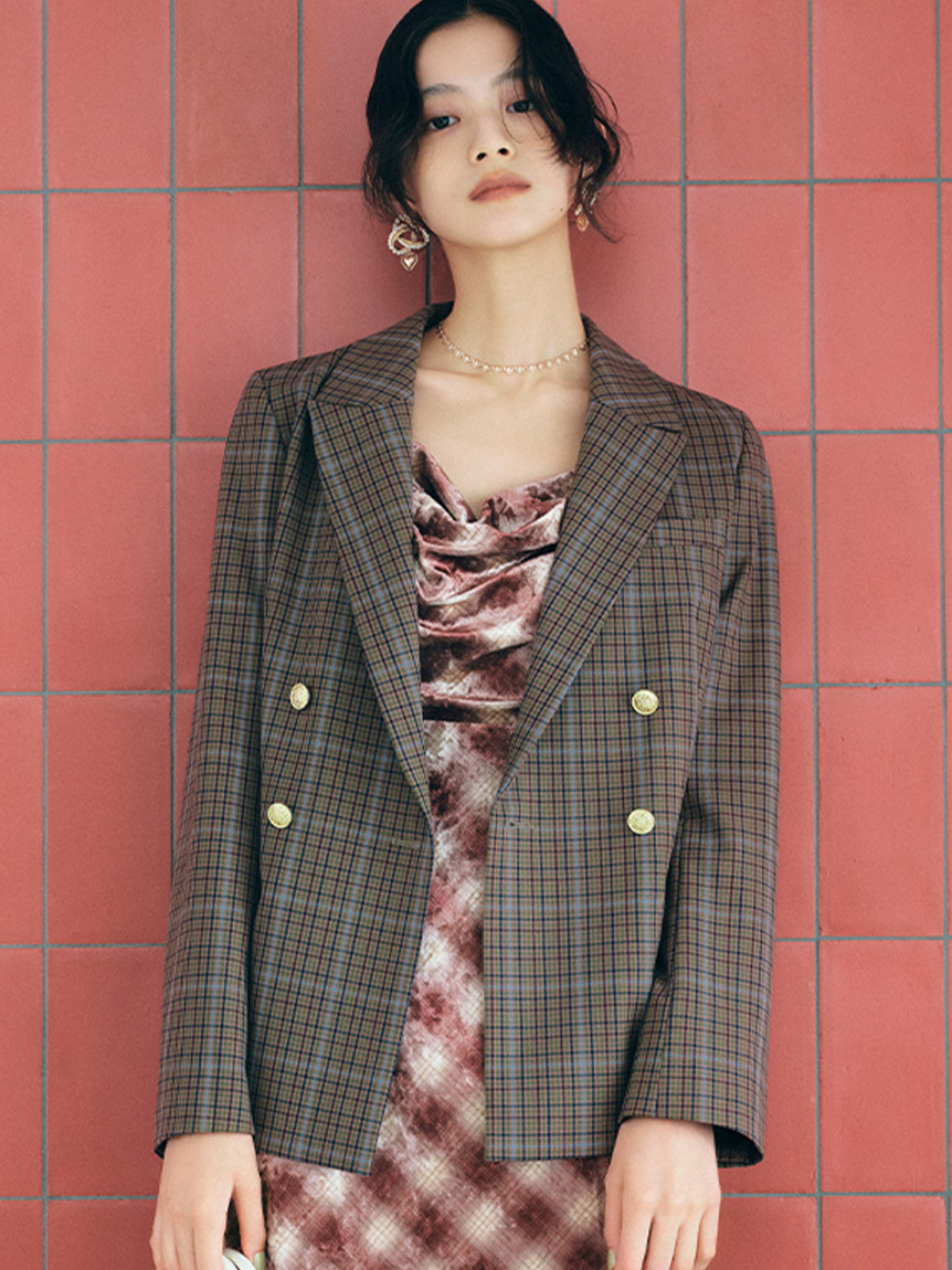 金釦雙排釦西裝外套 LWFJ254025