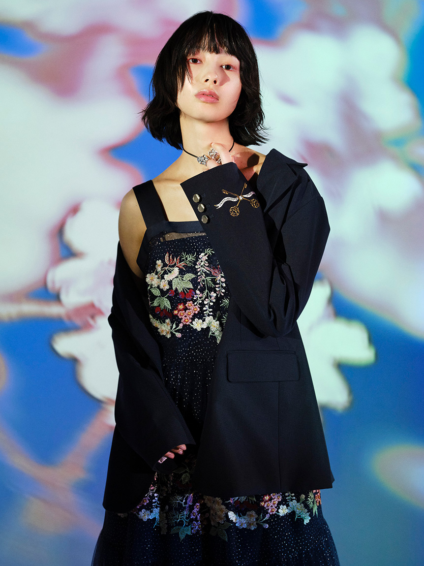 【LILY BROWN×KEITA MARUYAMA】刺繡西裝外套 LWFJ261178