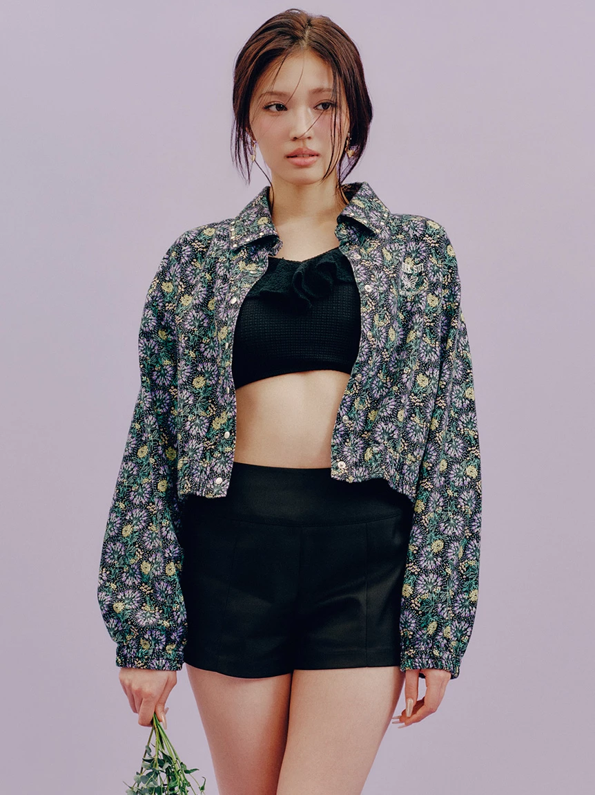 【LILY BROWN×ANNA SUI】鉚釘丹寧襯衫外套 LWFJ264052