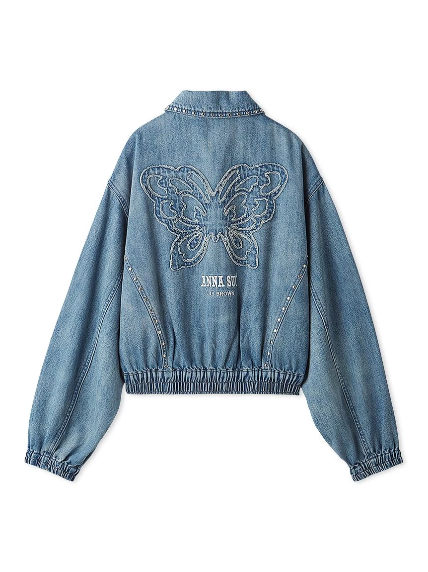【LILY BROWN×ANNA SUI】鉚釘丹寧襯衫外套 LWFJ264052