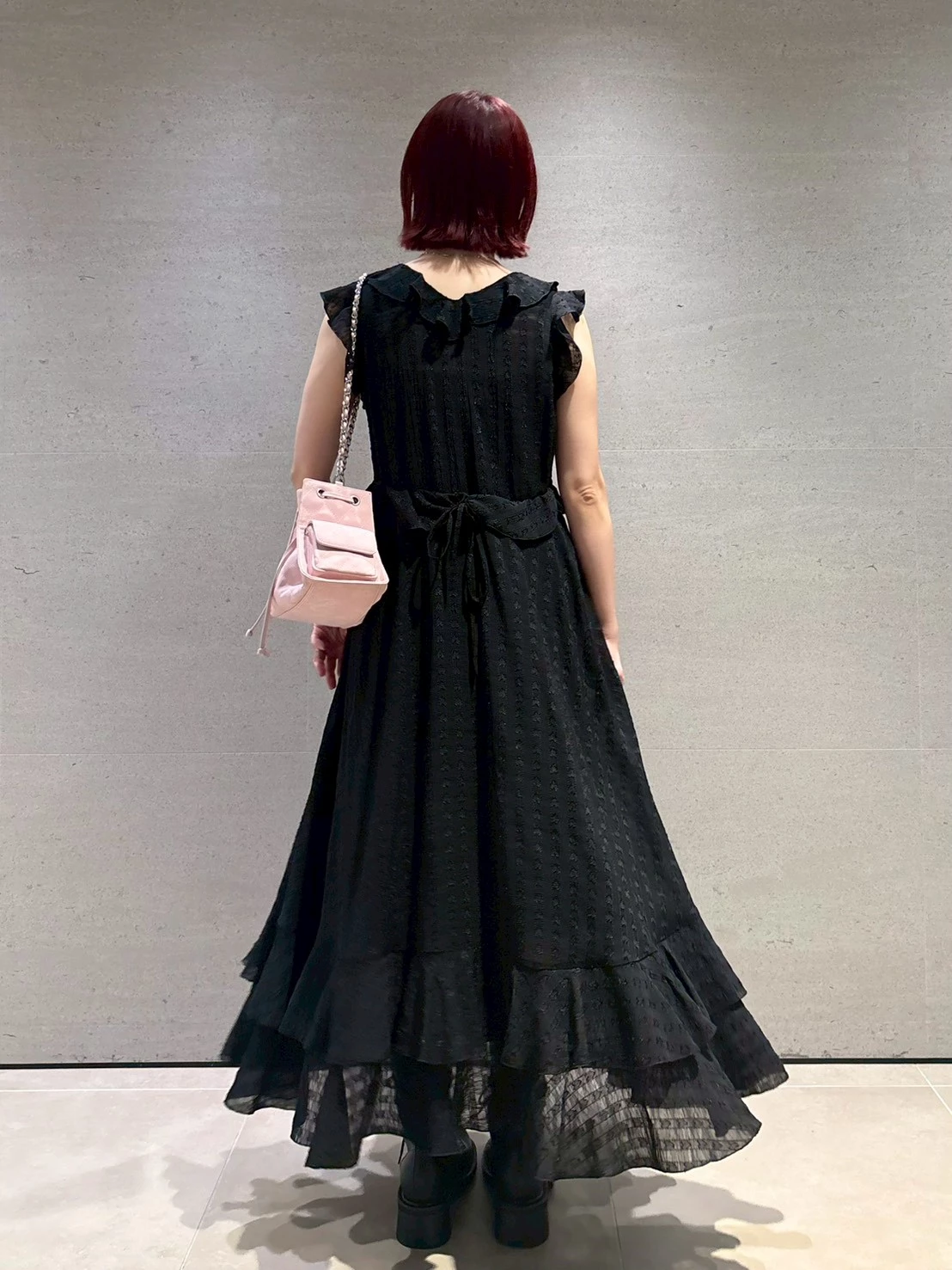 荷葉邊連身裙 LWFO264004