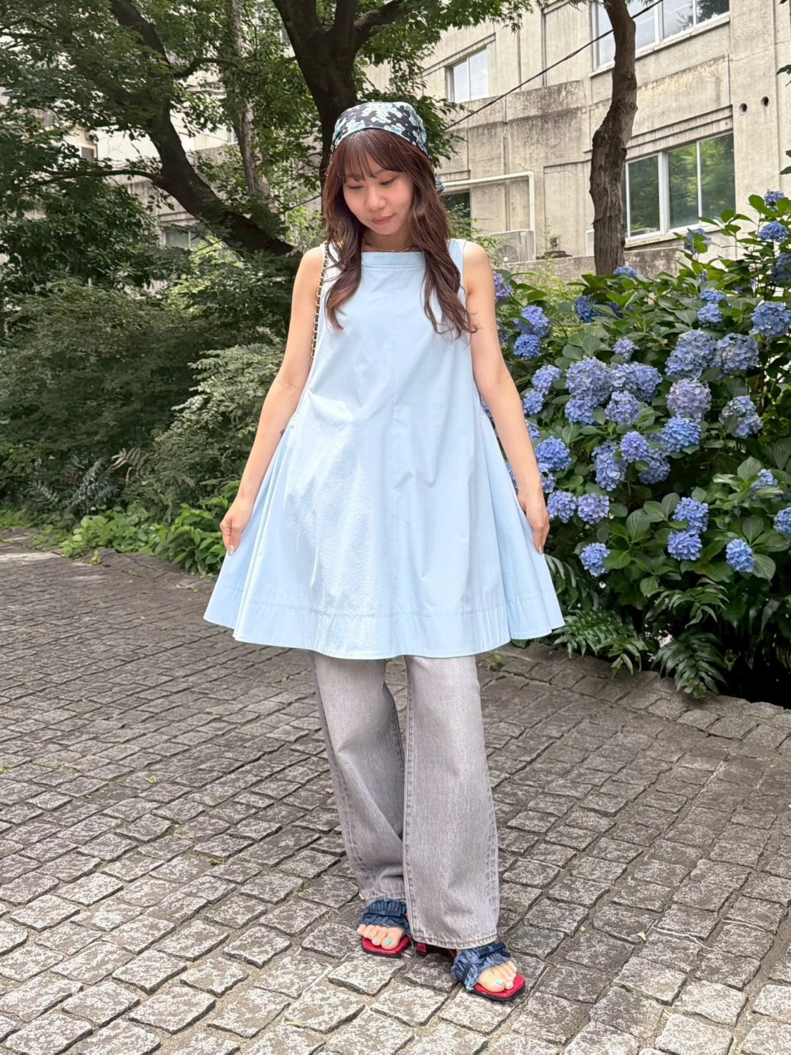 喇叭連身裙 LWFO264058