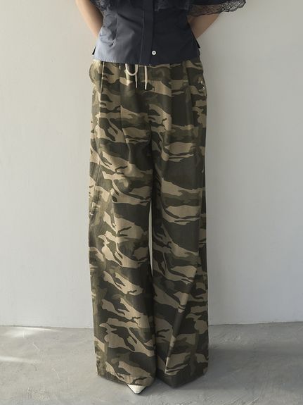 雙打摺寬版長褲 LWFP262002