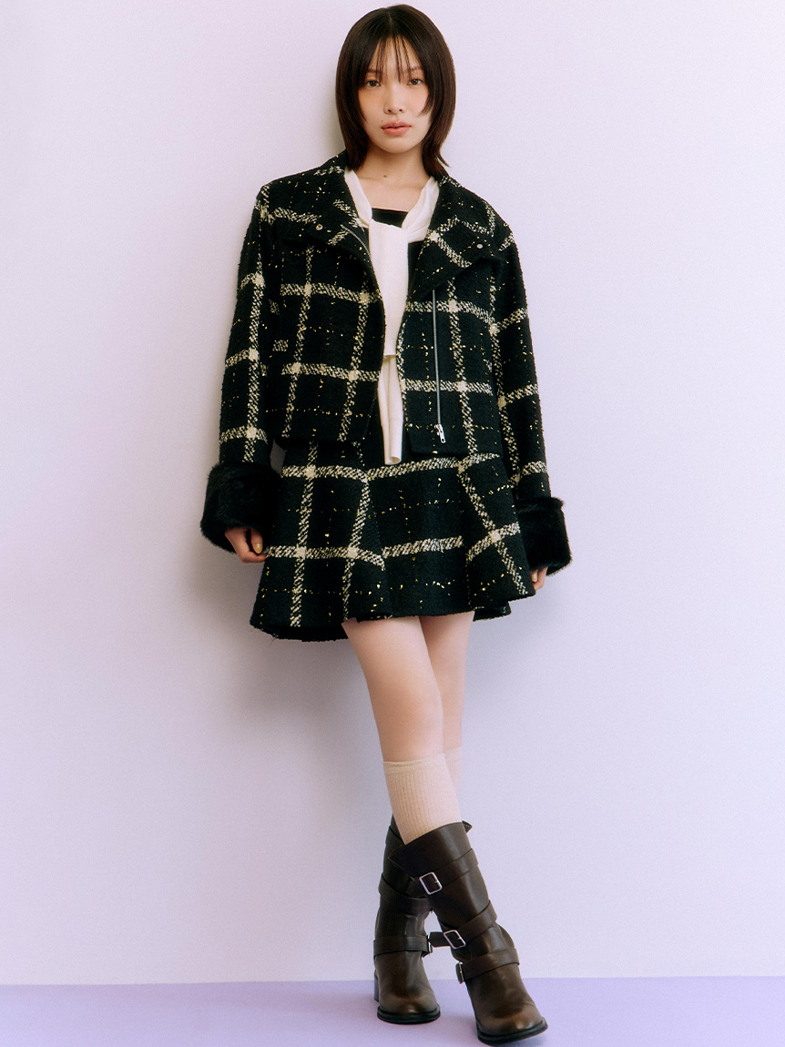 傘擺短裙 LWFS255126