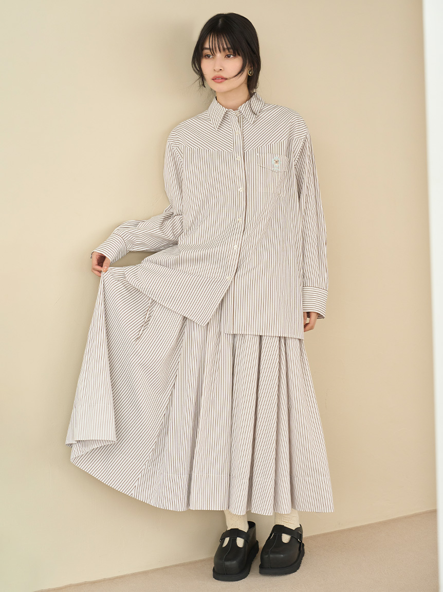 2way蓬鬆襯衫裙 LWFS261088