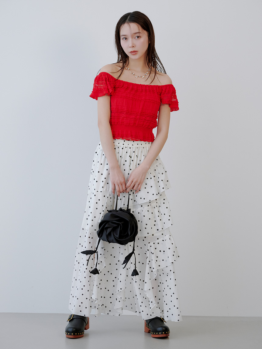 荷葉層次蛋糕裙 LWFS261187