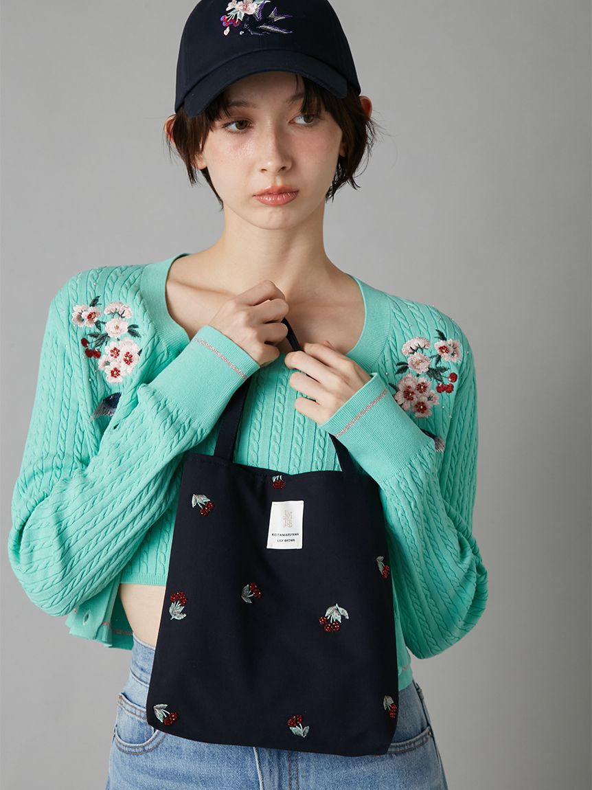 【LILY BROWN×KEITA MARUYAMA】刺繡迷你托特包 LWGB261358