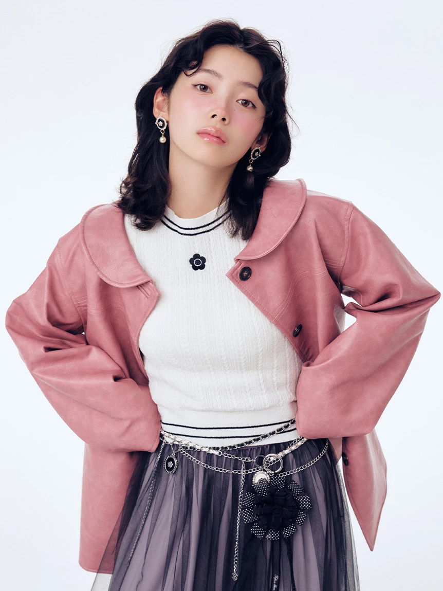 【LILY BROWN×MARY QUANT】雙層鍊條腰帶 LWGG264324