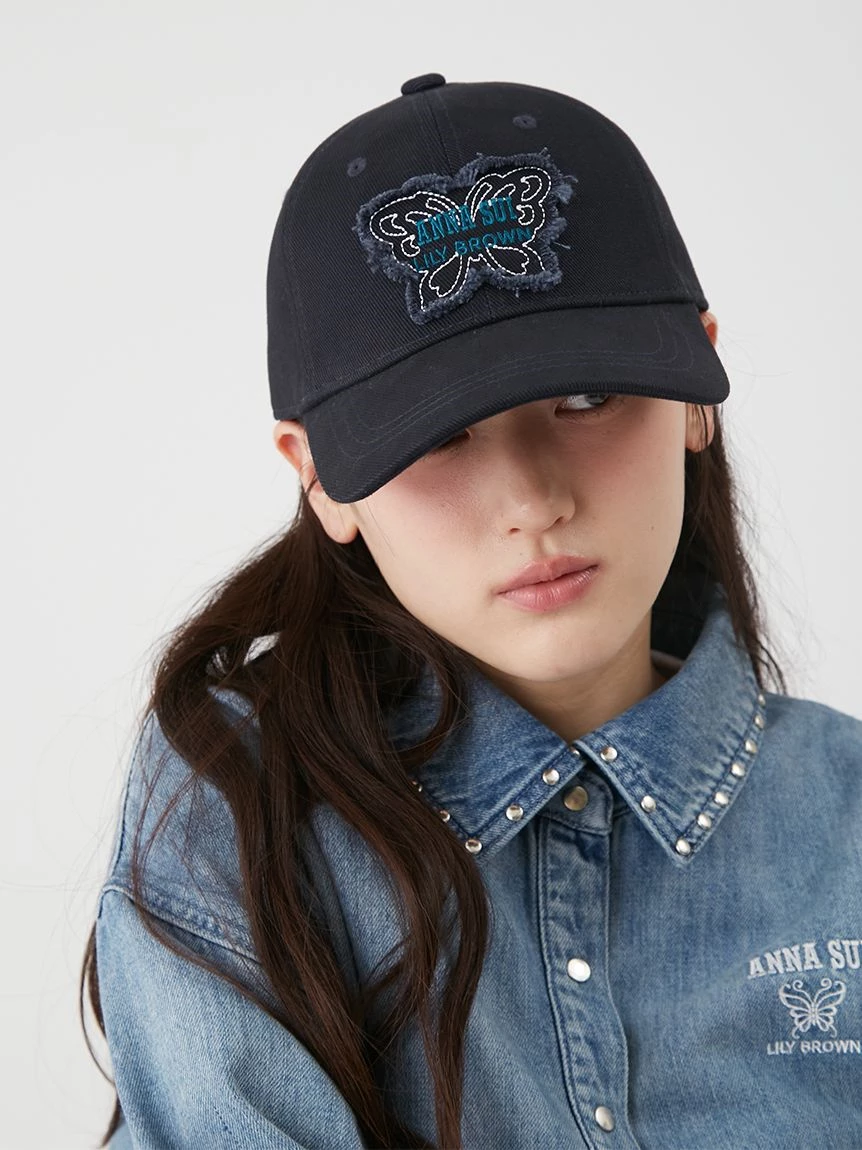 【LILY BROWN×ANNA SUI】蝴蝶結造型棒球帽 LWGH264309