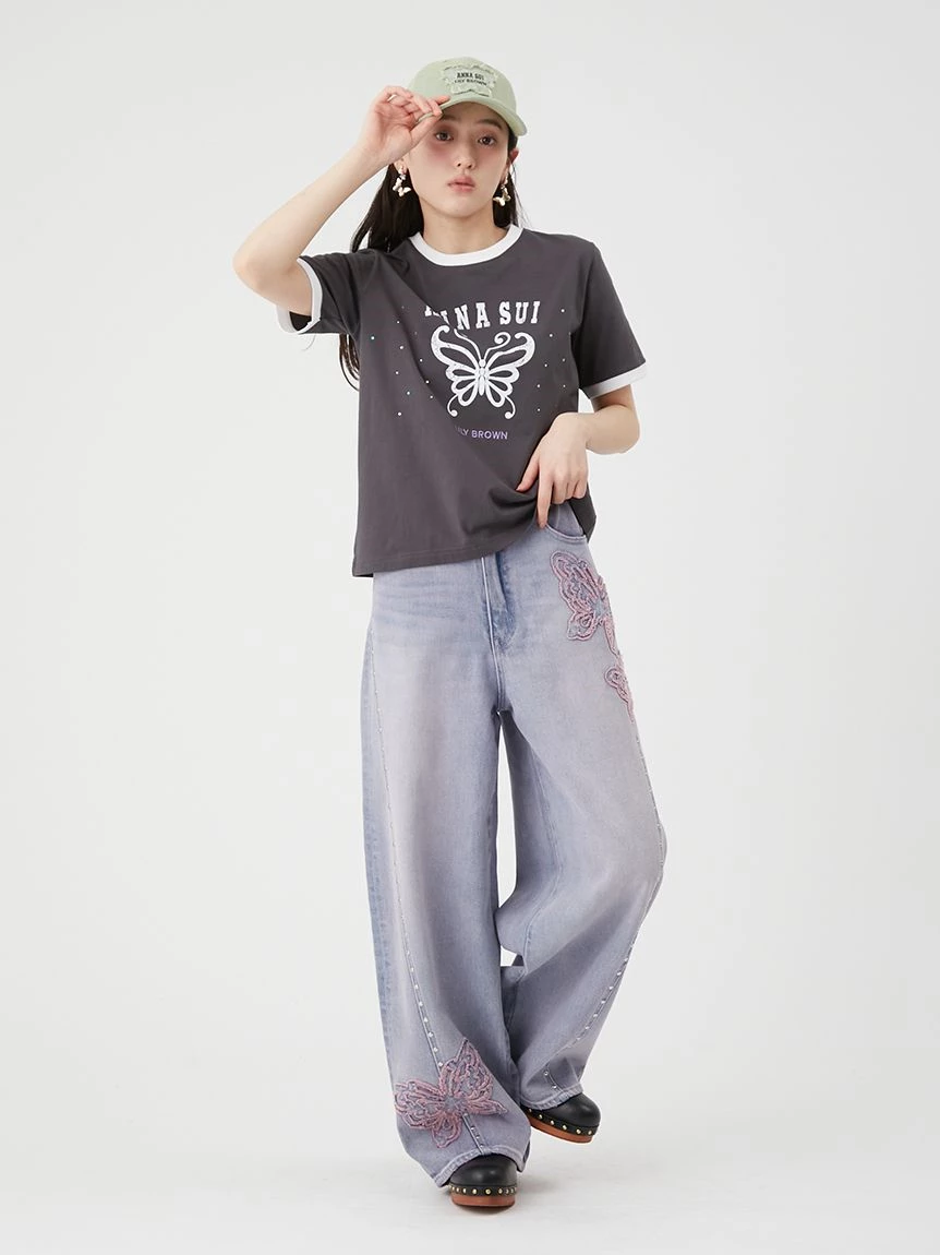【LILY BROWN×ANNA SUI】蝴蝶結造型棒球帽 LWGH264309