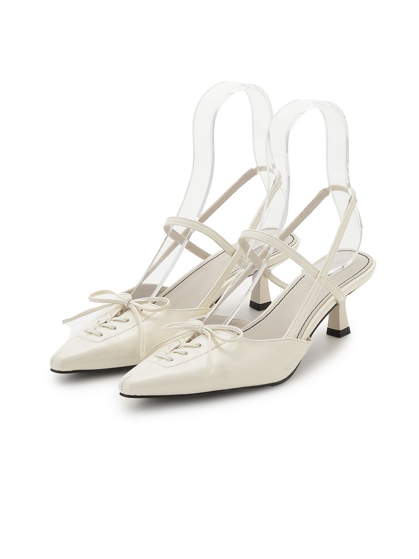 綁帶後空高跟鞋 LWGS261314