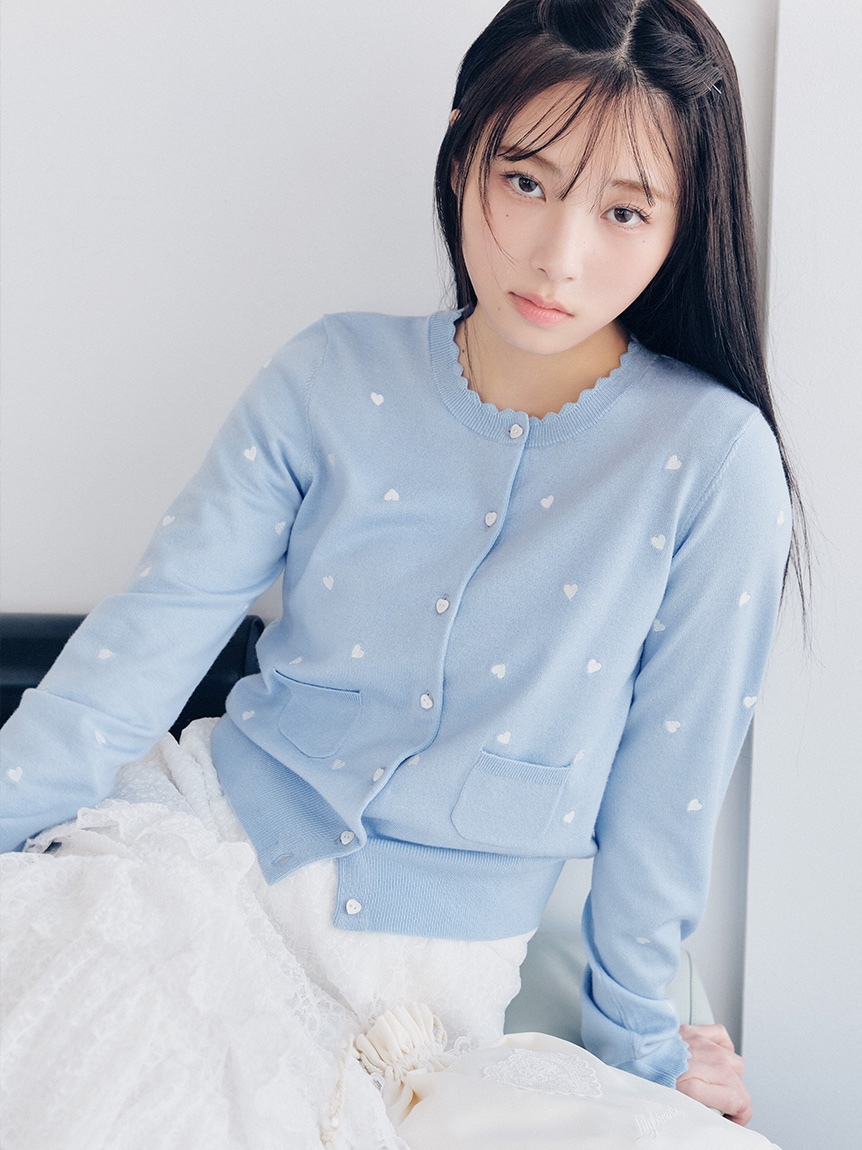 love letter短版針織開襟外套 LWND261056