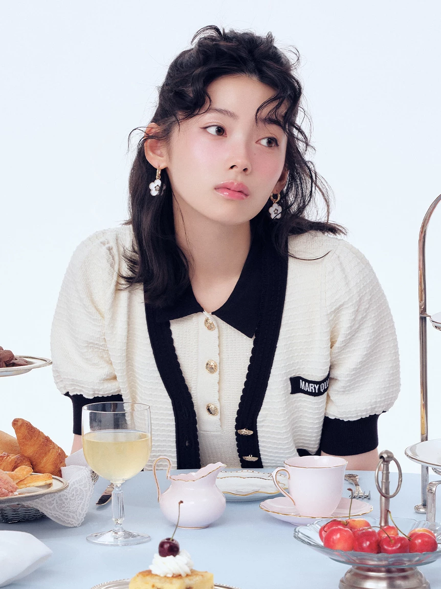 【LILY BROWN×MARY QUANT】針織開襟外套 LWND264109